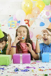 kids enjoying a birthday party