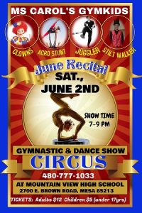 June Recital flyer